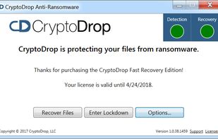 CryptoDrop Anti-Ransomware screenshot 1