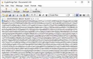 This simple text is a ciphered rich document. You can send it through any text messenger system, or even post it to social networks
