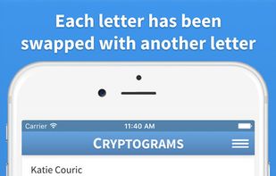 Cryptograms · Cryptoquote Game screenshot 1