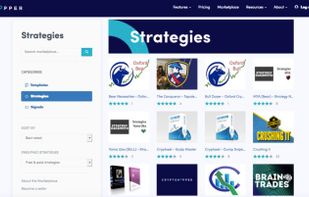 Pre-built strategies to choose from!