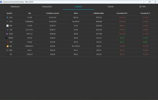 CryptoJournal.Wpf screenshot 2