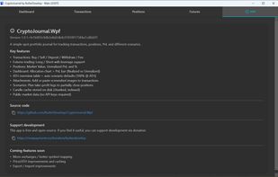 CryptoJournal.Wpf screenshot 3