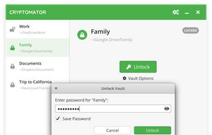 Cryptomator screenshot 1