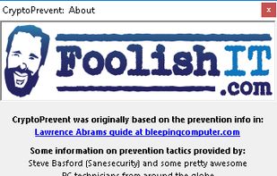 CryptoPrevent screenshot 1