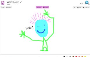 Whiteboard app