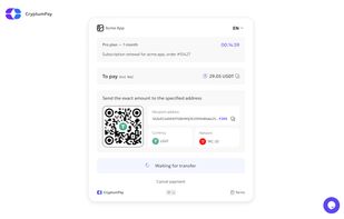 Hosted payment page