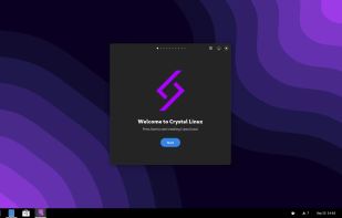 Crystal Linux screenshot 1
