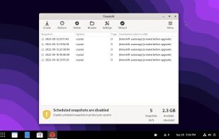 Crystal Linux screenshot 1