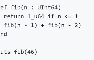Crystal (programming language) screenshot 1