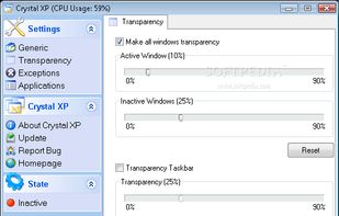 Crystal XP screenshot 1
