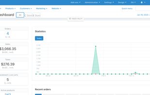 CS-Cart screenshot 1