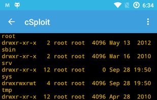 cSploit screenshot 1