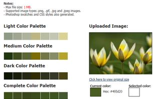 CSS Drive Colors Palette Generator screenshot 1