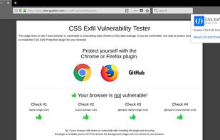 CSS Exfil Protection screenshot 1