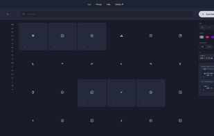 Multi icon selection