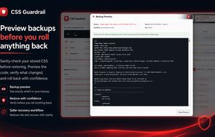 Piece of mind with backup previews. Know exactly what you're restoring.