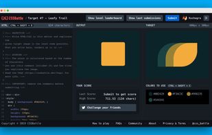 CSSBattle screenshot 2