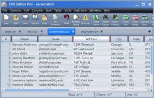 CSV Editor Pro screenshot 1