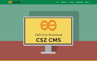 CSZ CMS screenshot 1