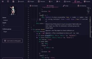 Code editor