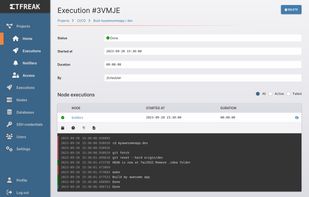 Execution logs