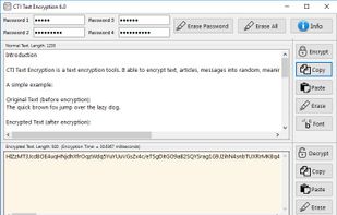 CTI Text Encryption screenshot 1