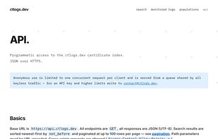 API documentaion