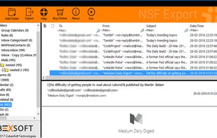 Preview NSF Files for Lotus Notes NSF Mail Conversion