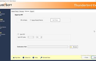 CubexSoft Thunderbird Converter screenshot 2