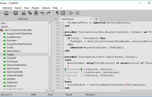 Code Tree for Pascal lexer