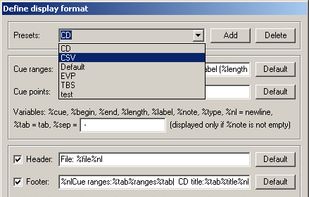 CueListTools screenshot 3