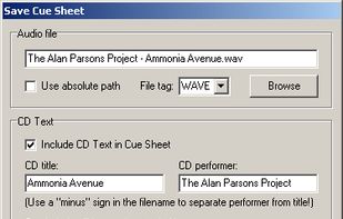 CueListTools screenshot 2