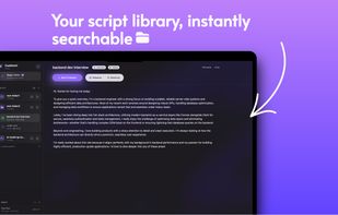 utilize the premium library to store your script and contents