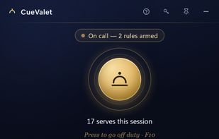 CueValet screenshot 1