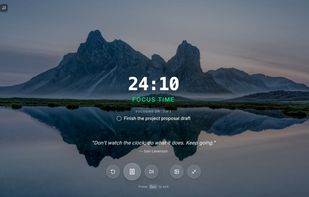 Full-screen focus mode