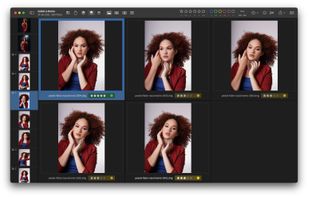 Side-by-side comparison of similar shots using Layout Modes