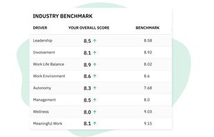 CultureMonkey industry benchmarks
