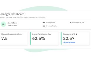 CultureMonkey manager dashboard
