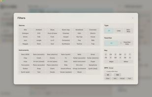 Curate Sample Manager screenshot 1