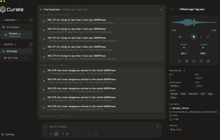 Curate Sample Manager screenshot 2