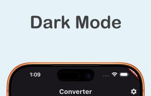 Enjoy a modern dark mode experience designed for comfortable viewing in low-light environments while keeping all conversion features accessible.