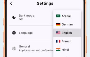 Use the extension in your preferred language. Supports multiple languages including English, Arabic, French, German, Hindi, Polish, and Russian.