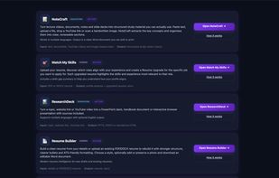Available tool list 1