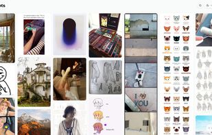 explore page, light theme