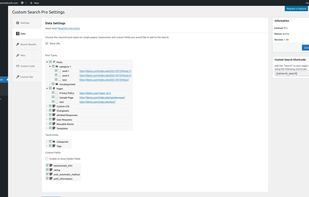 Custom Search WordPress Plugin screenshot 1