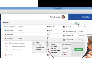 CustomerICare live chat screenshot 2