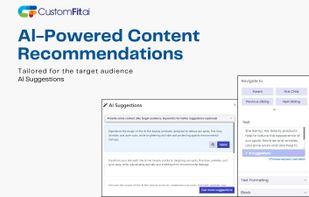Displays automated content recommendations tailored to each audience segment, helping brands deliver personalized messaging instantly.