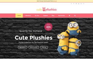 Homepage of Cuteplushies.net