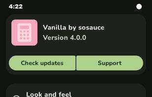 Vanilla (formerly CuteCalc) screenshot 2
