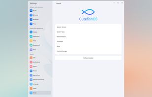 CutefishOS screenshot 2